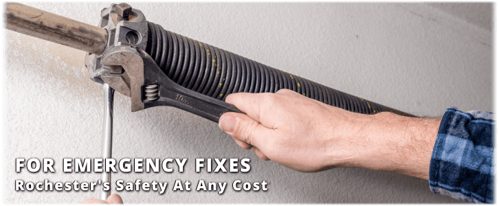 Broken Garage Door Spring Rochester